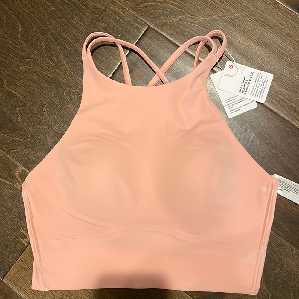 Brand new Lululemon like a cloud high neck long line bra
